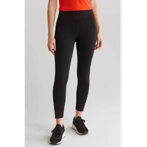 Good American Chunky Rib Leggings Olive Grey Size 2XL NWOT